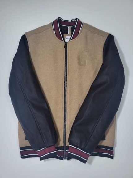 Jacket Cookie Leather Sleeves