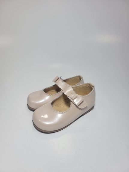 Sapato Clássico Charol Metal Baby Rosa III