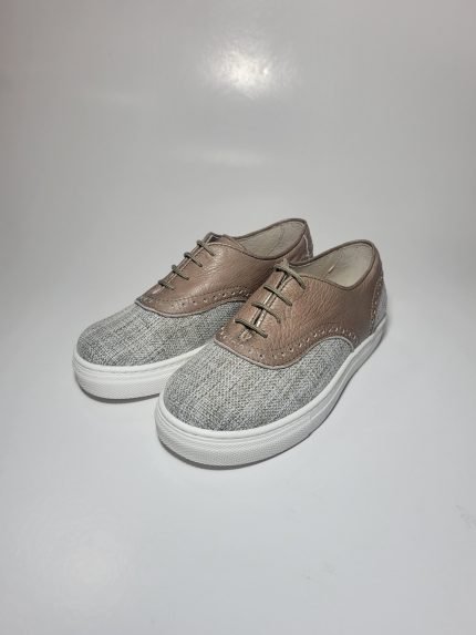 Sapato Taupe Linho