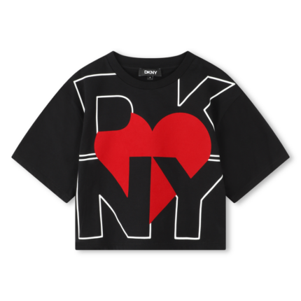 T-Shirt Preta Red Heart