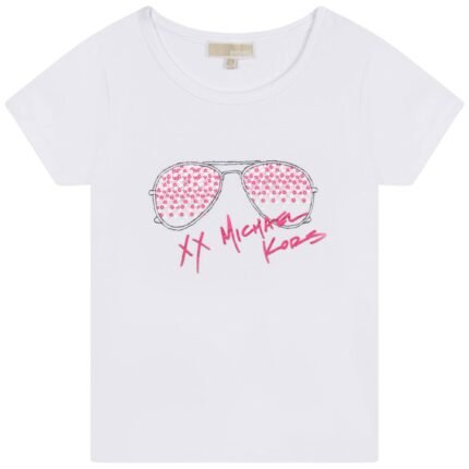 T-Shirt Branca Pink Sunglasses