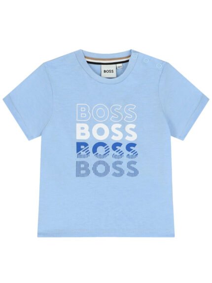 T-Shirt Pale Blue Play Boss