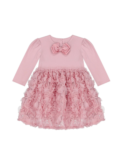 Vestido Rosa Tália 3D Roses