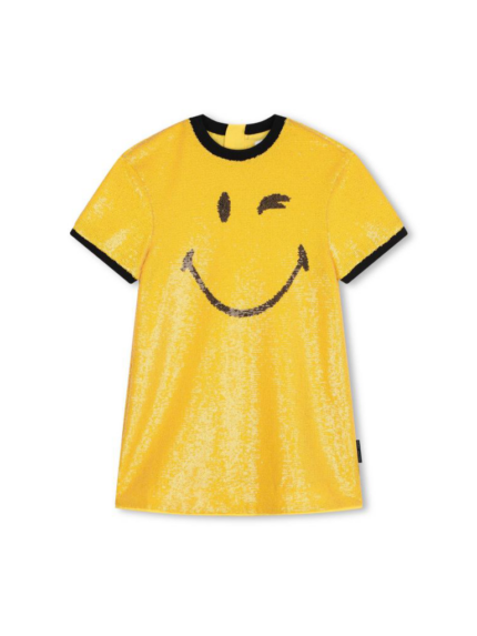 Vestido Knit Amarelo Smile