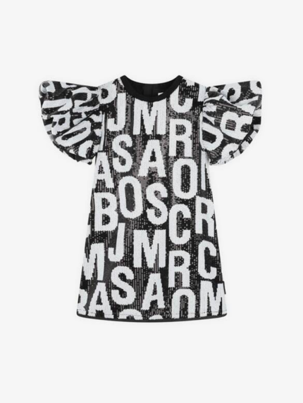 Vestido Woven Black Scattered