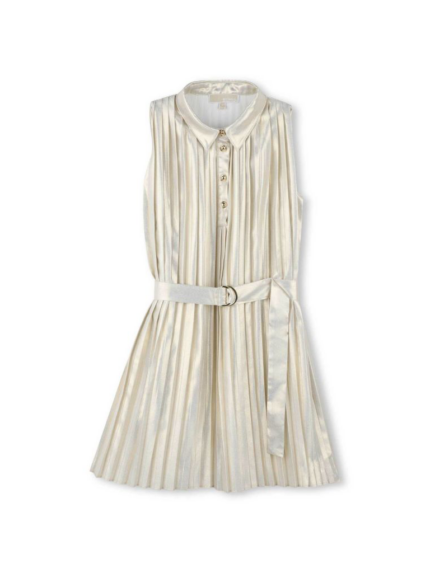 Vestido Woven Light Gold